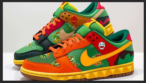 bowser dunks|nike dunk lows design.